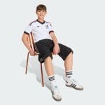 Segunda equipación de fútbol para niños de la selección de México para 2026. Uniforme de visitante oficial para los más pequeños.
