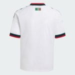 Segunda equipación de fútbol para niños de la selección de México para 2026. Uniforme de visitante oficial para los más pequeños.