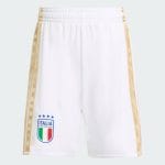 Primera equipación de fútbol de Italia 2026 para niño. Conjunto oficial de camiseta y pantalón corto de la Azzurra para niños.