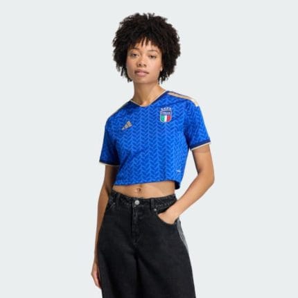 Camiseta de fútbol de la primera equipación de Italia para el Mundial 2026. Versión de adulto de manga corta.