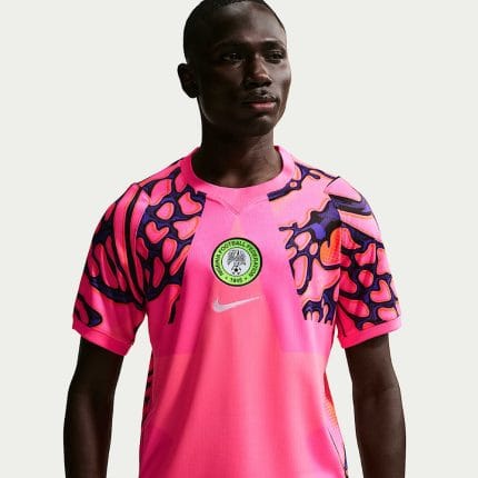 Camiseta de portero de la selección de Nigeria para el Mundial 2026. Equipación oficial de fútbol para adulto.