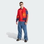 Camiseta de manga larga de la primera equipación de España para 2026. Uniforme de fútbol para adulto en color rojo.