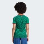Camiseta de la primera equipación de México 2026 para mujer. Uniforme oficial de la selección mexicana de fútbol.