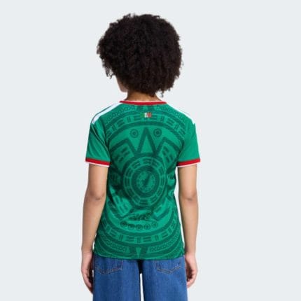 Camiseta de la primera equipación de México 2026 para mujer. Uniforme oficial de la selección mexicana de fútbol.
