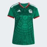 Camiseta de la primera equipación de México 2026 para mujer. Uniforme oficial de la selección mexicana de fútbol.