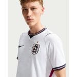 Camiseta de fútbol de Inglaterra 2026, primera equipación, versión jugador para adulto. Diseño oficial de los Tres Leones.
