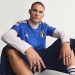 Camiseta de fútbol de Italia para adulto, versión jugador de la primera equipación temporada 2026. Diseño ajustado y transpirable.