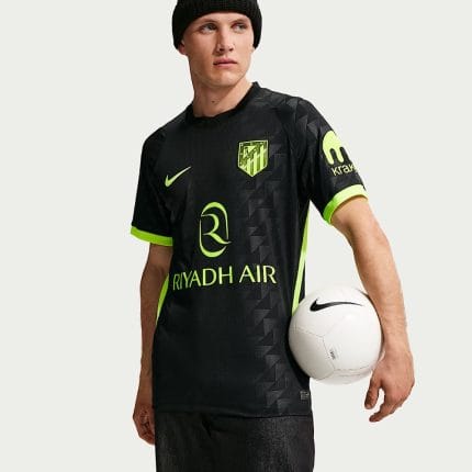 Camiseta oficial de visitante del Atlético de Madrid para la temporada 2026/27. Segunda equipación para adulto.
