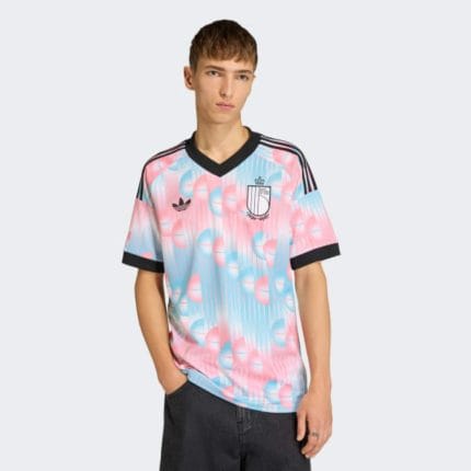 Camiseta de fútbol visitante de la selección de Bélgica para 2026. Segunda equipación oficial para adulto de los Diablos Rojos.