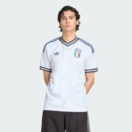 Camiseta de fútbol visitante para adulto de la selección de Italia 2026. Segunda equipación oficial de la Azzurra.