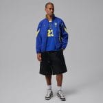 Chaqueta de fútbol de la primera equipación de Brasil para el mundial 2026. Vista frontal del diseño oficial para adulto.