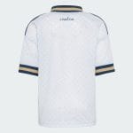 Conjunto infantil de la segunda equipación de Italia 2026, con camiseta y pantalón corto para niño.