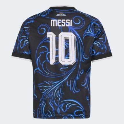 Camiseta de la segunda equipación de Argentina para niños, versión Mundial 2026. Uniforme de visitante para los más pequeños.