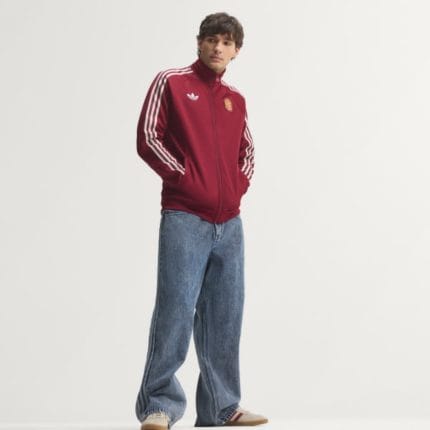 Sudadera adidas España Originals. Prenda de estilo retro de la Selección Española de Fútbol para adulto.