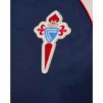 Segunda equipación para niños del Celta de Vigo 2026-2027. Kit de fútbol infantil oficial con camiseta y pantalón de visitante.