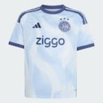 Tercera equipación para niños del Ajax Amsterdam 26/27. Conjunto de camiseta y pantalón de fútbol para los jóvenes aficionados.