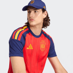 camiseta españa con dos estrellas y parche fifa 2026
