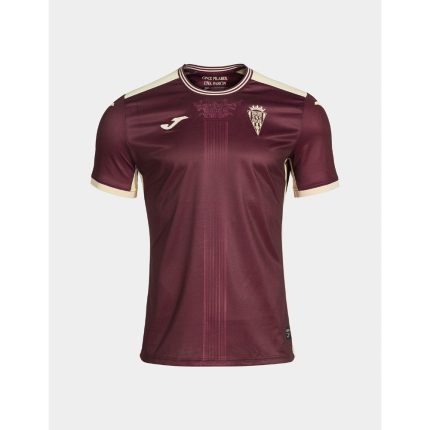 Vista frontal de la camiseta alternativa del Córdoba CF para la temporada 2026/2027. Segunda equipación oficial del club.