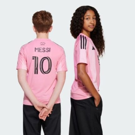 Camiseta de fútbol para niños de Messi del Inter Miami, primera equipación de la temporada 2025-2026. Dorsal 10 de Leo Messi.