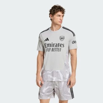 Camiseta de portero del Arsenal FC para la temporada 2026/2027. Equipación oficial de guardameta para adulto de los Gunners.