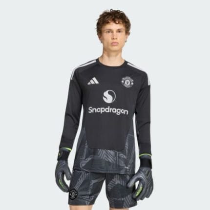 Camiseta de portero del Manchester United para la temporada 2026-2027. Equipación oficial de guardameta para adulto.