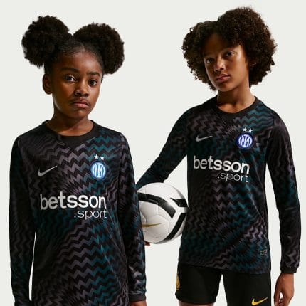 Camiseta de portero para niños del Inter de Milán, temporada 2026/2027. Equipación oficial para los pequeños guardametas.