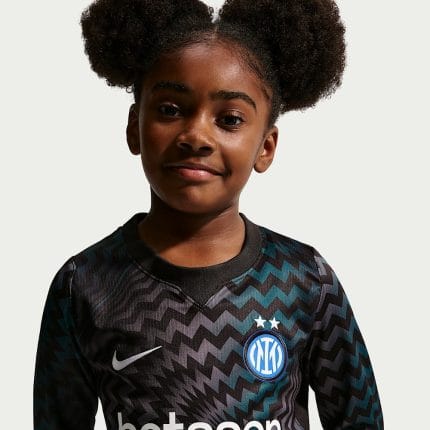 Camiseta de portero para niños del Inter de Milán, temporada 2026/2027. Equipación oficial para los pequeños guardametas.