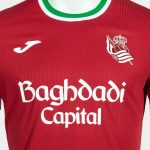Imagen de la camiseta alternativa de la Real Sociedad de la temporada 26/27 para adulto. Tercera equipación oficial de fútbol.