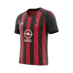 Camiseta retro AC Milan 2002/03 Primera Equipación — vista frontal en maniquí