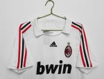 Camiseta retro AC Milan 2007/08 segunda equipación blanca — foto 3