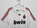 Camiseta retro AC Milan 2007/08 segunda equipación blanca — foto 10