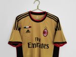 Camiseta retro AC Milan 2013/14 tercera equipación dorada — foto 9