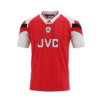 Camiseta retro Arsenal 1992/93 Primera Equipación — vista frontal en maniquí