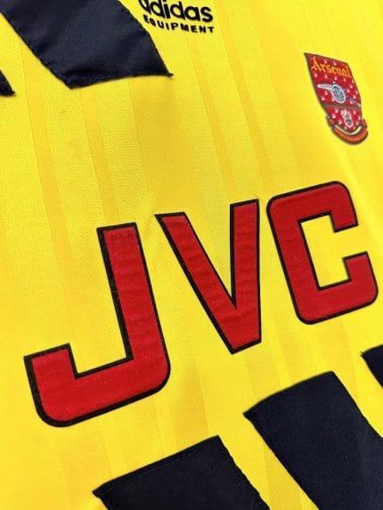 Camiseta retro Arsenal 1993-1994 segunda equipación amarilla — foto 2