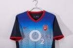 Camiseta retro Arsenal 2002/04 segunda equipación azul — foto 5