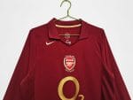 Camiseta retro Arsenal 2005/06 primera equipación manga larga — foto 7