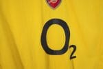 Camiseta retro Arsenal 2005/06 segunda equipación amarilla — foto 6