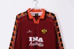 Camiseta retro AS Roma 1998/99 primera equipación manga larga — foto 7