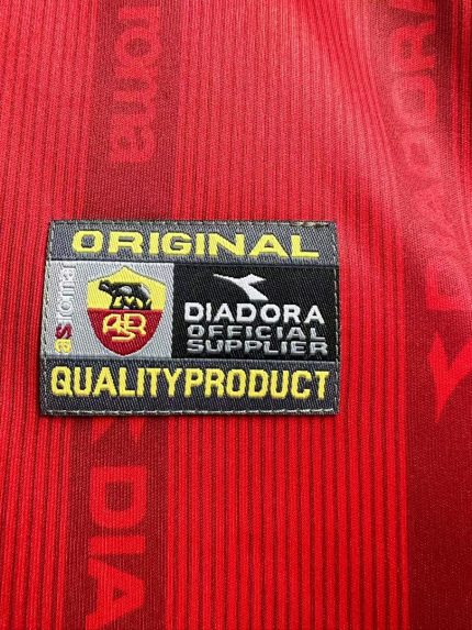 Camiseta retro AS Roma primera equipación 1999/00 manga larga — foto 2