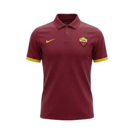 Camiseta retro AS Roma 2014/15 primera equipación — vista frontal en maniquí