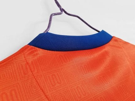 Camiseta retro Barcelona 1991/92 segunda equipación naranja — vista frontal