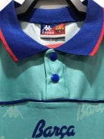 Camiseta retro FC Barcelona 1992-93 tercera equipación Kappa turquesa — foto 7