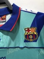 Camiseta retro FC Barcelona 1992-93 tercera equipación Kappa turquesa — foto 9