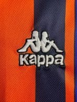 Camiseta retro FC Barcelona 1997/98 segunda equipación naranja y azul — foto 4