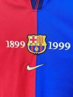 Camiseta retro FC Barcelona 1999 Centenario, primera equipación — foto 6