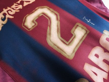 Camiseta retro FC Barcelona 2000/01 Primera Equipación — foto 2
