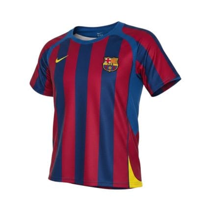 Camiseta retro FC Barcelona 2005/06 primera equipación — vista frontal en maniquí