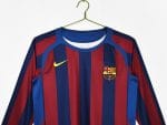 Camiseta retro FC Barcelona 2005/06 primera equipación manga larga — foto 9