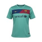 Camiseta retro FC Barcelona 2010-2011 segunda equipación — vista frontal en maniquí
