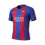 Camiseta retro FC Barcelona Primera Equipación 2016/17 — vista frontal en maniquí